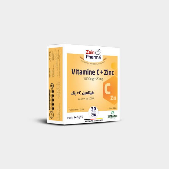 ZEIN PHARMA VITAMINE C 1000MG ZINC 20MG 30CP