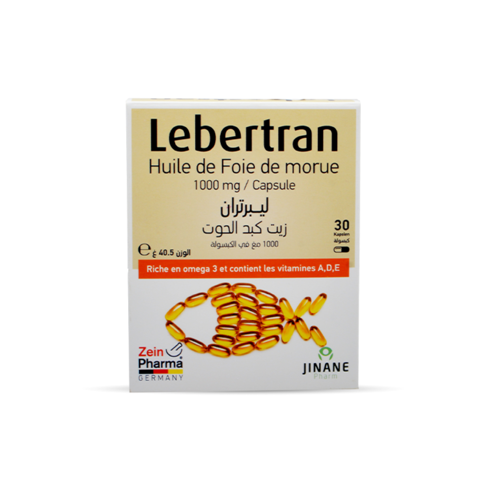 ZEIN PHARMA LEBERTRAN 1000MG 30 GEL