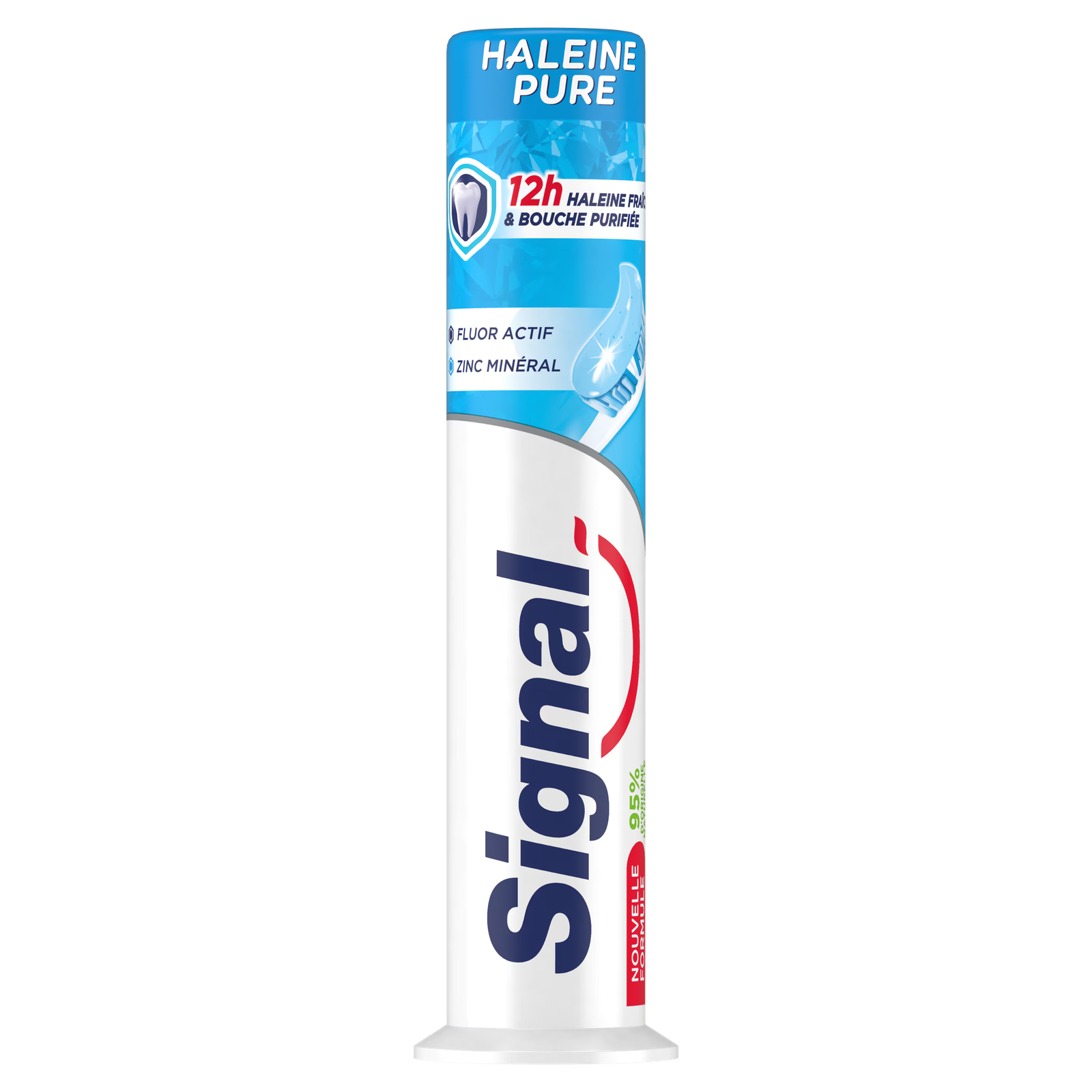 SIGNAL DENTIFRICE HALEINE PURE AVEC DOSEUR  100ML