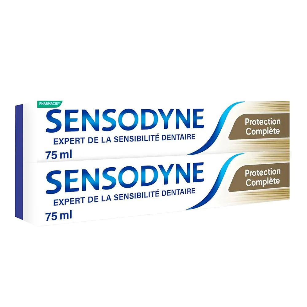 SENSODYNE DENTIFRICE SOIN COMPLET X2 DUO PACK 2X75ML