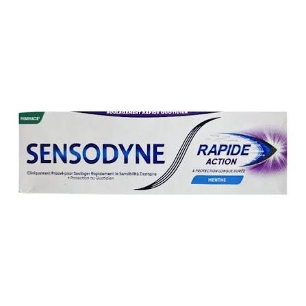 SENSODYNE DENTIFRICE RAPIDE ACTION 75ML