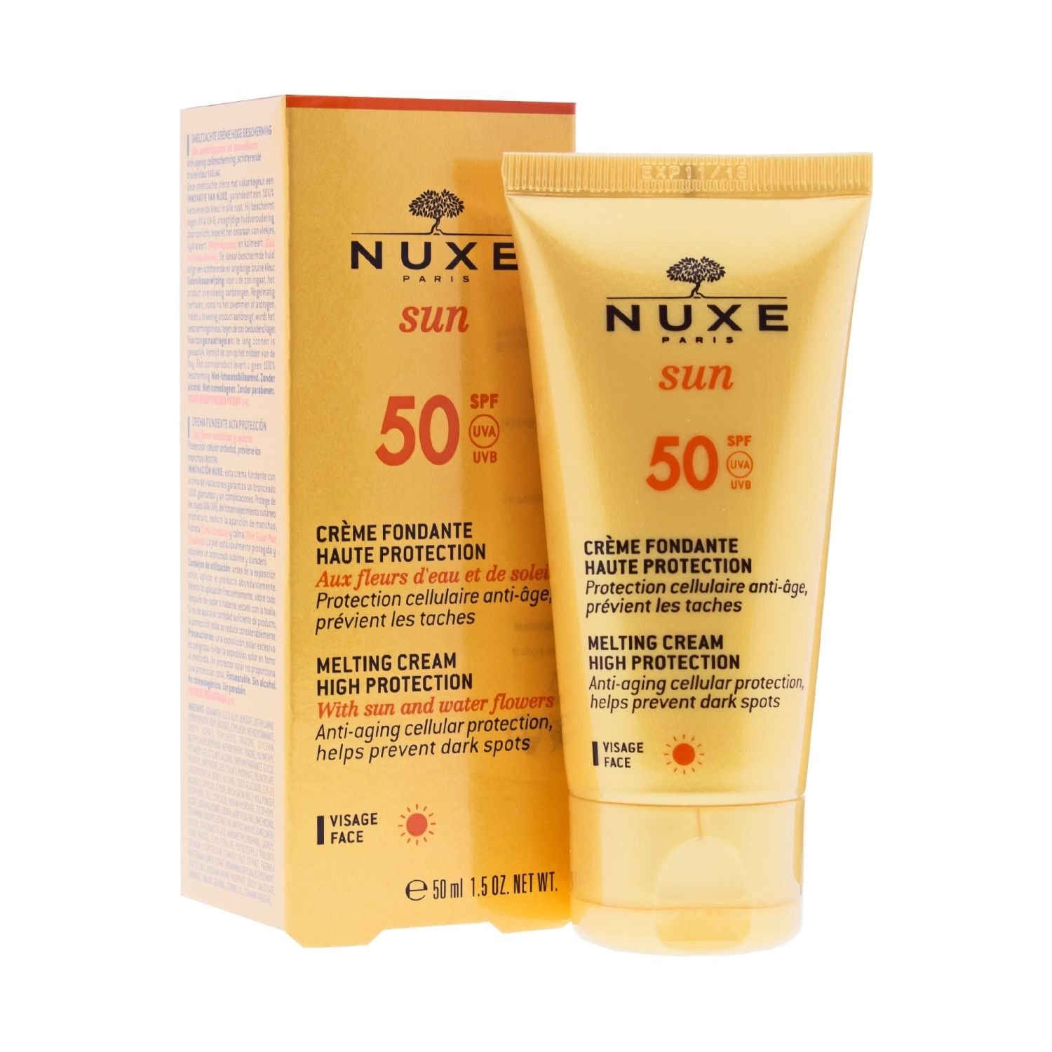 NUXE SUN CREME SOLAIRE FONDANTE SPF50+ 50ML