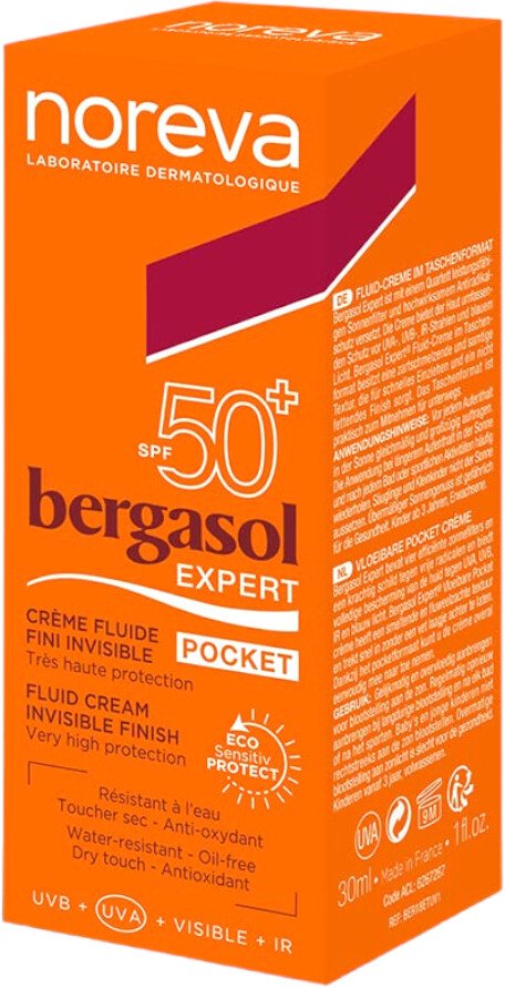 NOREVA BERGASOL CREME FLUIDE SOLAIRE SPF50+ 50ML