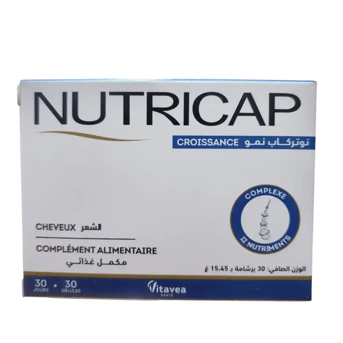 VITAVEA NUTRICAP COMPLEMENT ALIMENTAIRE ANTI CHUTE  30 COMPRIMES