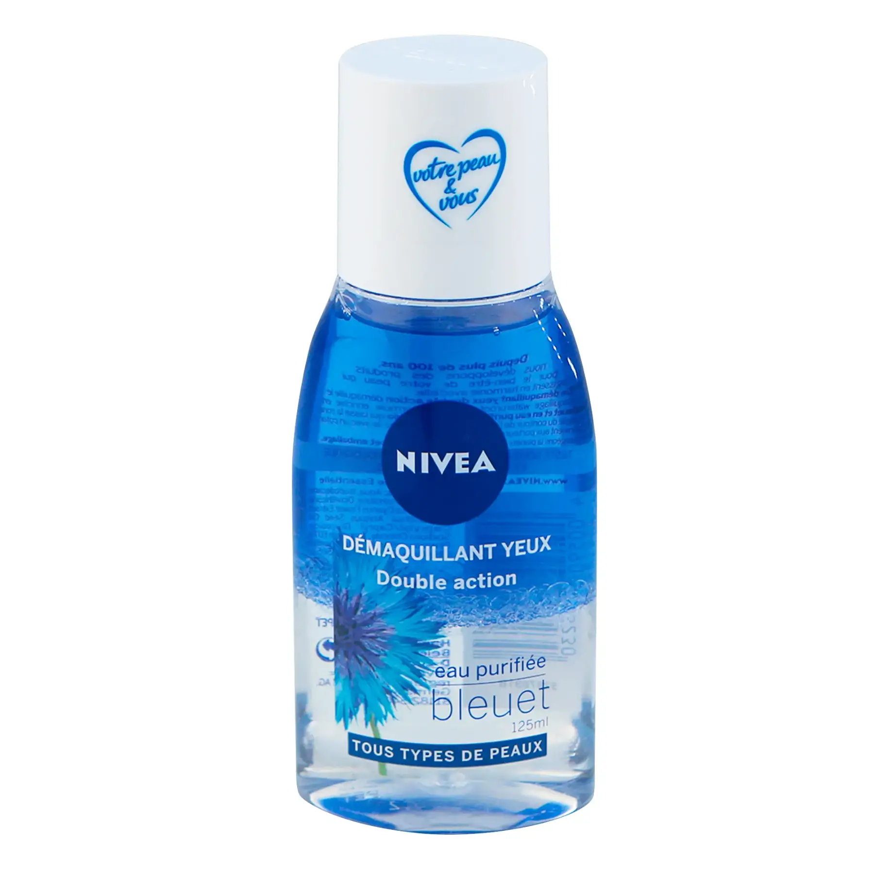 NIVEA DEMAQUILLANT WATERPROOF AU BLEUET 125ML