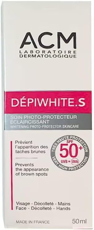 ACM DEPIWHITE.S SOIN PHOTO-PROTECTEUR ECLAIRCISSANT SPF50+ 50ML